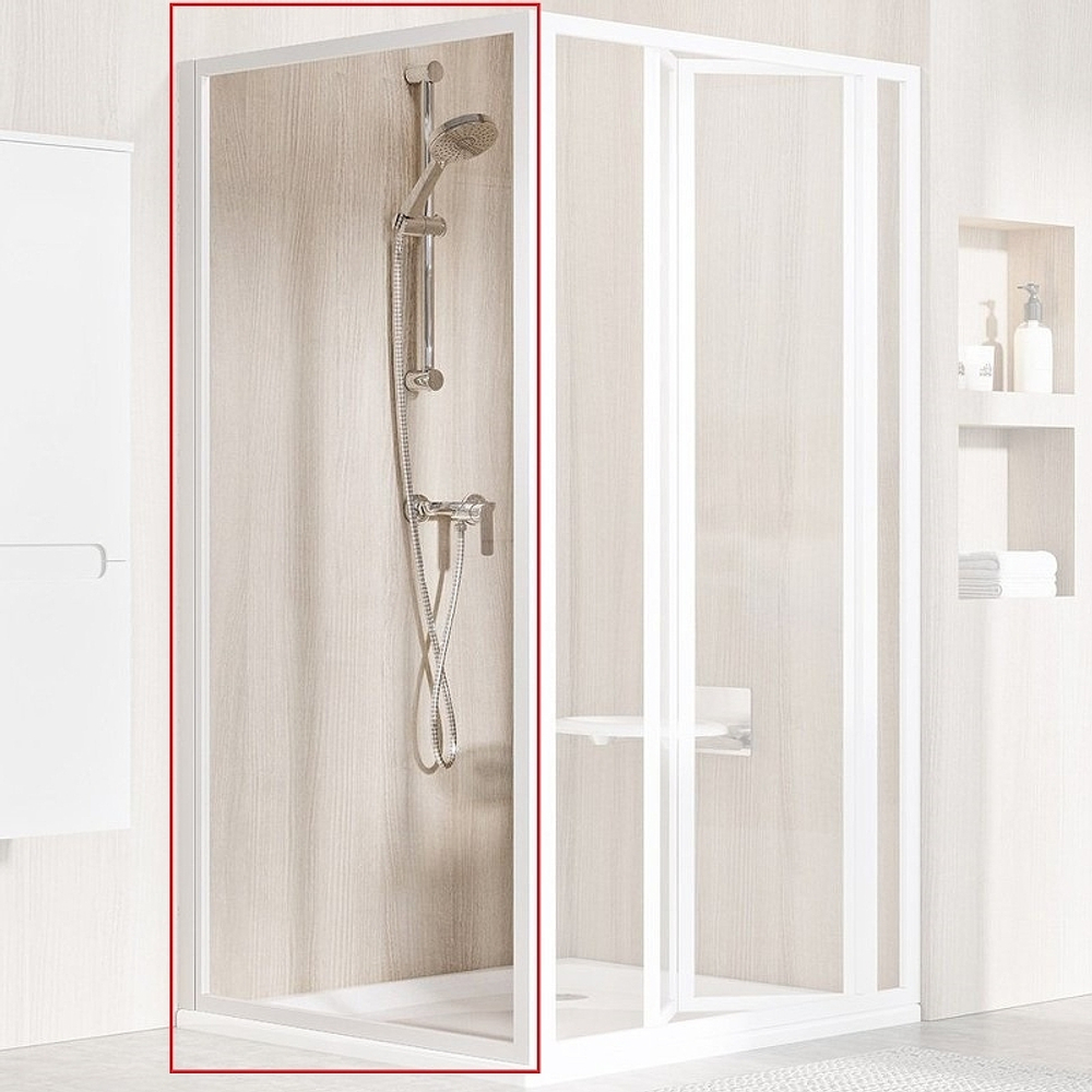 Душевая стенка Ravak Supernova PSS-80 940401O2Z1 профиль Белый стекло Transparent