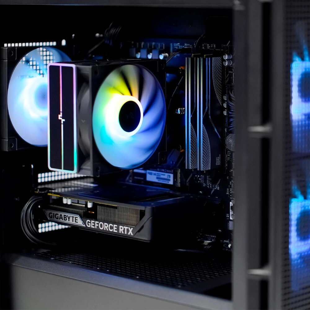 Системный блок CORE M (CH360 Ryzen 5 5600, 32Гб DDR4, RTX5060, SSD 1Тб M.2, Gigabyte B550M, 650Вт)