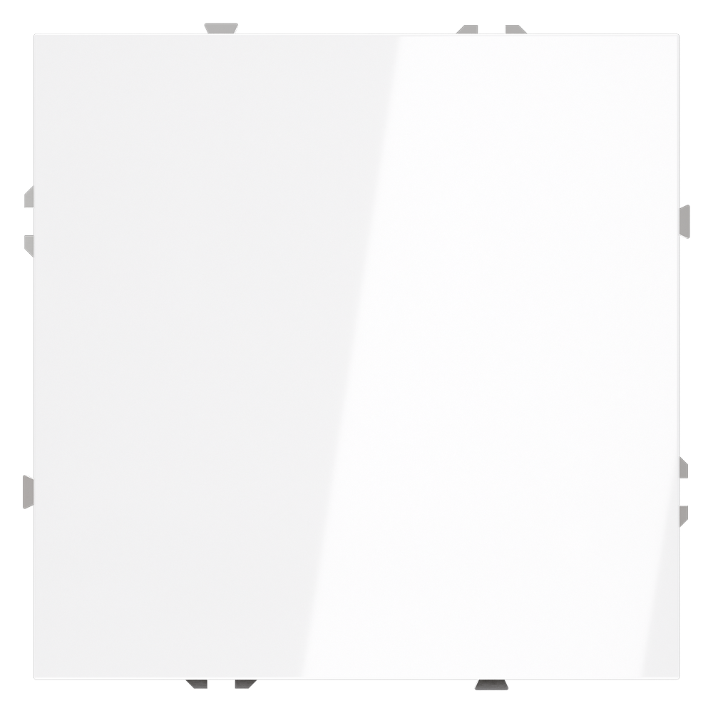 Заглушка VOLTUM S70 с суппортом, (белый глянцевый)