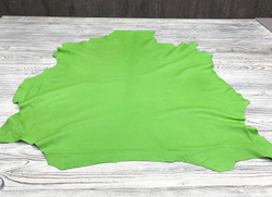 Neon Green (0,5-0,7мм), цв. Зеленый, натуральная овчина
