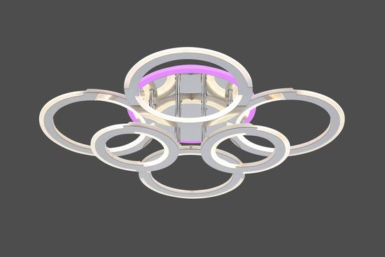 3008/4+2 CR+RGB (1) Люстра MN