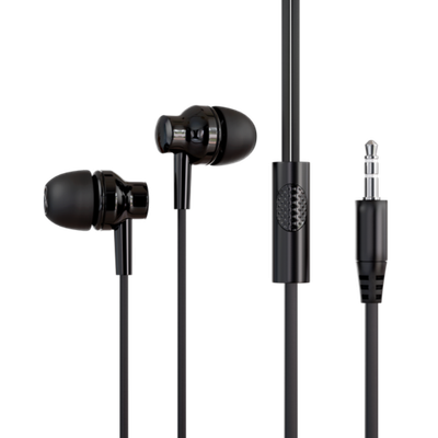 Наушники вакуумные More Choice G38 AUX разъём с МК без рег.громкости длина 1.1м  (Black)