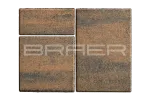 Тротуарная плитка Braer Старый город Ландхаус, Color Mix Техас, h=60 мм