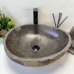 Раковина из речного камня RS-63873 (52*44*15) 0123