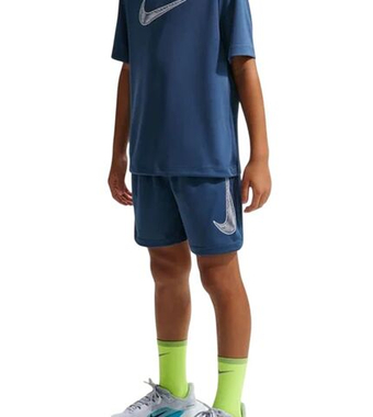 Шорты для мальчика теннисные Nike Boys Dri-FIT Multi - mystic navy/white