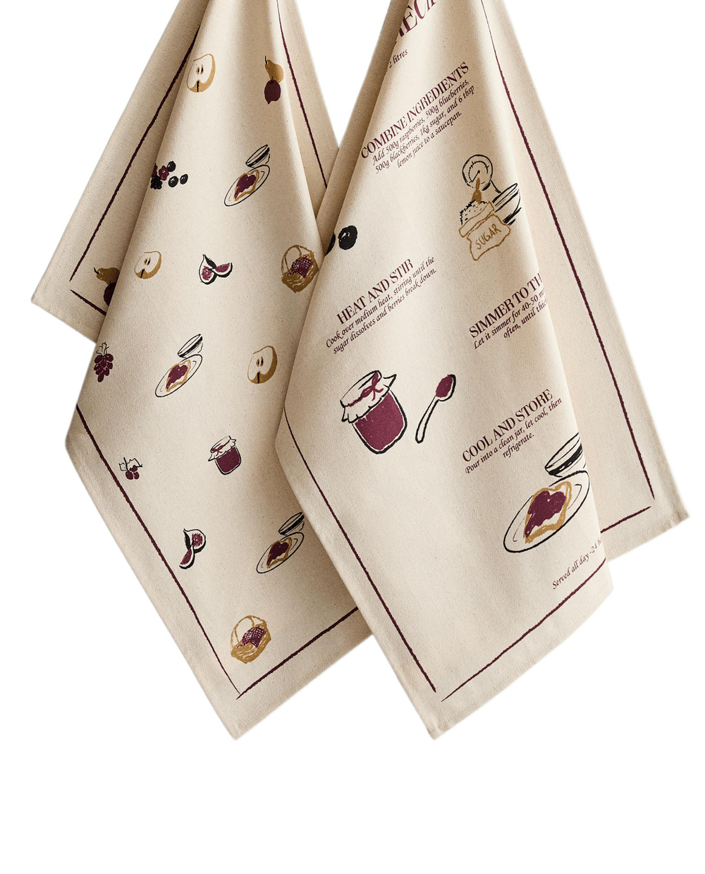 Zara Home кухонное полотенце из хлопка, 60 40 см (комплект 2 шт.) · 2289/026