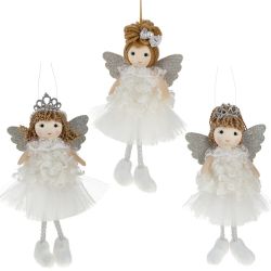 GAEM Изделие декоративное подвесное "Ангел", L9 W3 H18 см, 3в.