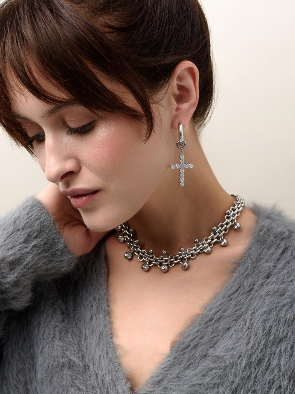 Цепь "Piercing" Silver