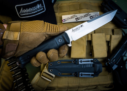 Тактический нож Aggressor AUS-10Co (Cryo) Stonewash