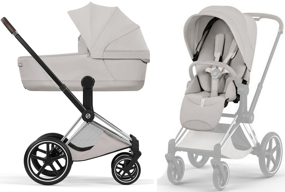 Коляска Cybex Priam V Chrome Style Collection 2 в 1 City Grey