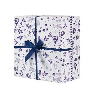 Коробка подар. Flower blue