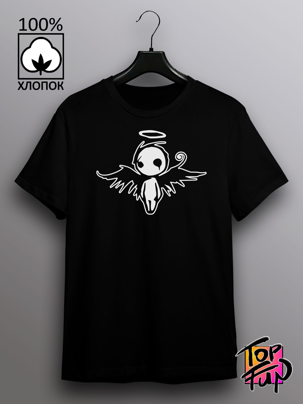 Футболка с принтом Emo angel