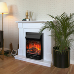 Каминокомплект Real Flame Andrea WT с очагом Majestic Lux Black (без пульта)