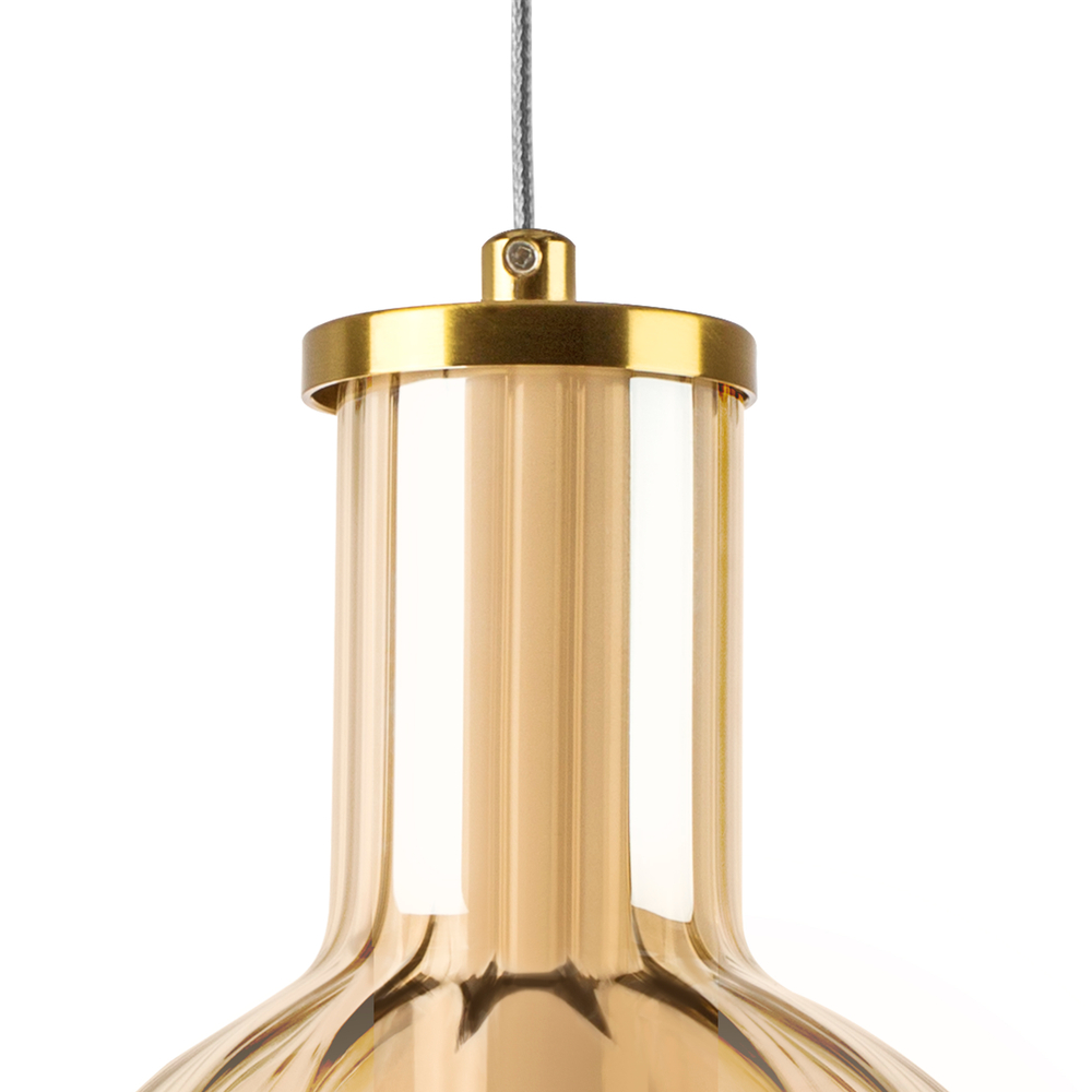 800033 Люстра BOTTO LED 6W 730LM ЛАТУНЬ/КОНЬЯЧНЫЙ/БЕЛЫЙ 3000K