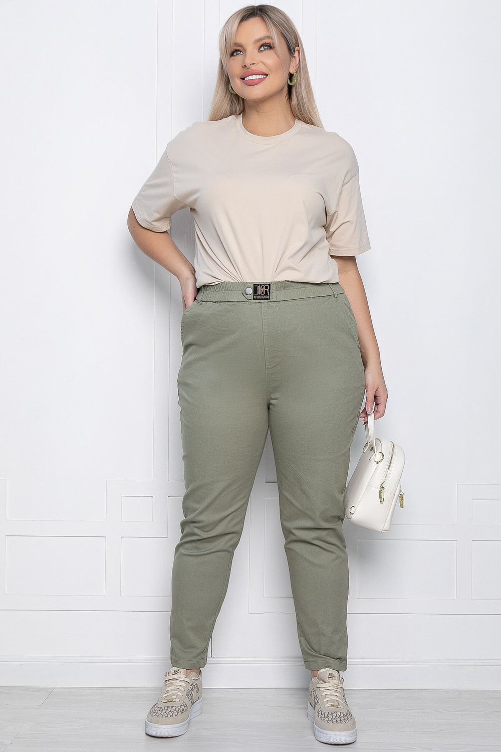 Джинсы Пленительный образ (олива) Б10308 LT Collection