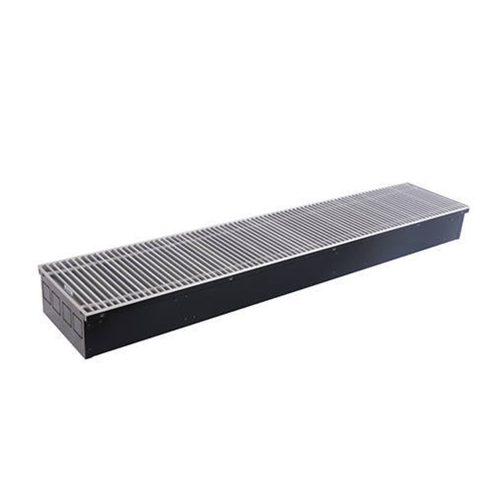 Конвектор внутрипольный STOUT - SCN 110x240x1000 мм (решетка роликовая, анодированный алюминий)