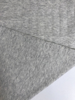 Трикотаж, серый светлый меланж, хлопок, полоска NB