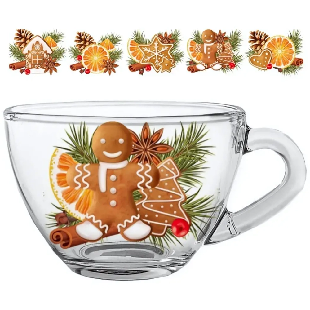 Кружка 200 мл «Со вкусом праздника» 5 видов