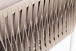 "Касабланка" модульная лаунж-зона из роупа (веревки), каркас из алюминия