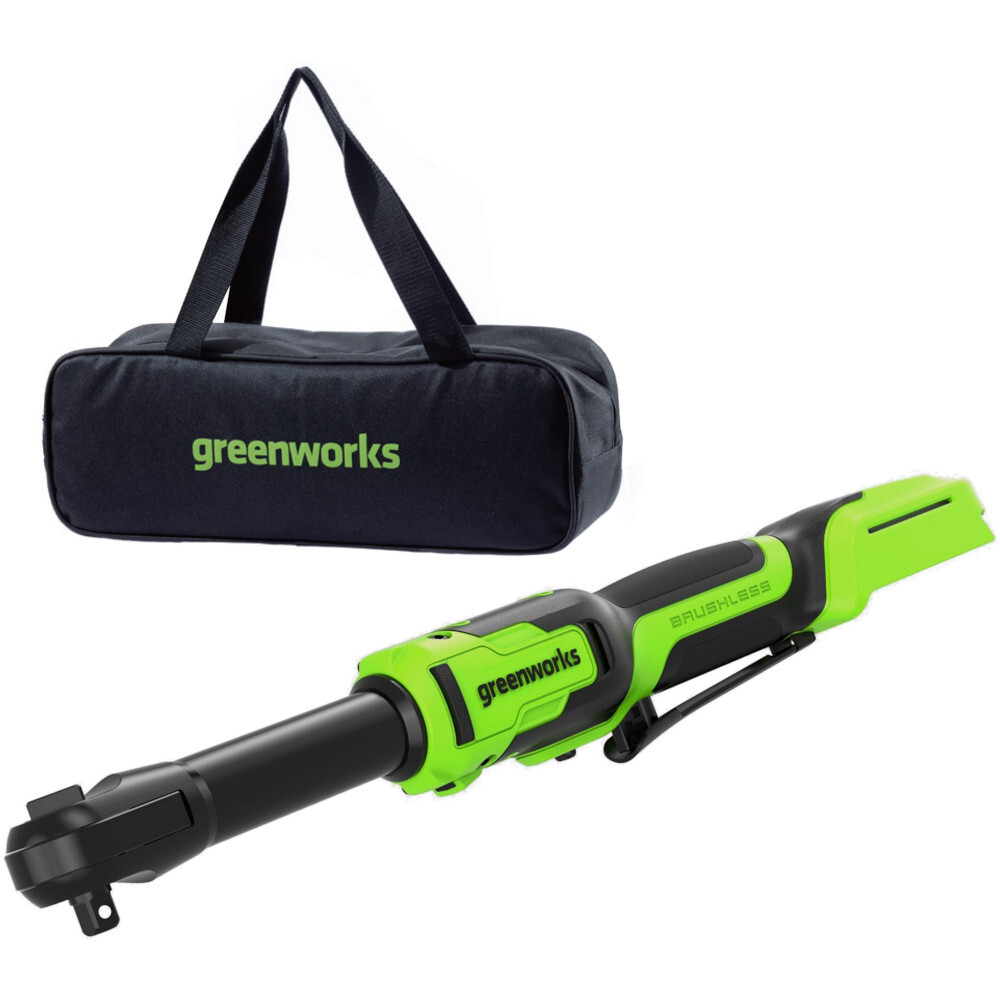 Гайковерт-трещотка аккумуляторный GREENWORKS GD24RWX без акб и з/у 3804207