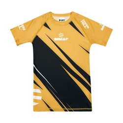 RGI-4021w Рашгард RASH GUARD IMMAF approved женский черно-золотой