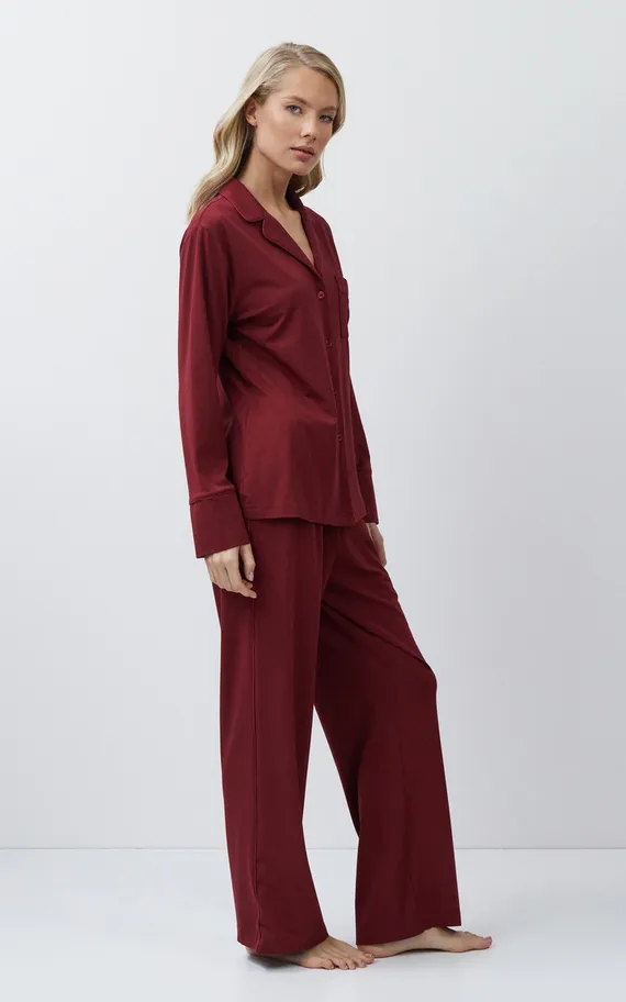 CADANCE BURGUNDY Пижама женская со штанами