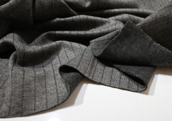 ПОЛОСКА СЕРАЯ - Костюмный трикотаж (КРВ613 Елена)