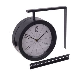 GAEM Часы настенные декоративные двусторонние, L30 W8,5 H25 см, (2xАА не прилаг.)