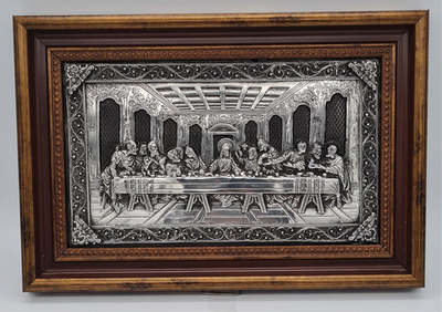 Икона багет 18*26 Тайная Вечеря, сереб  (КовБ) 10669644