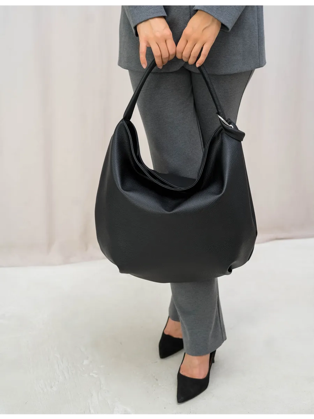 Сумка через плечо большая шоппер мешок