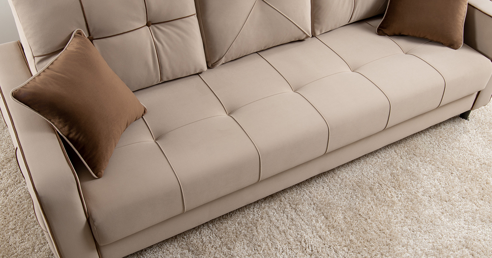 Диван кровать Черри, Бежевый