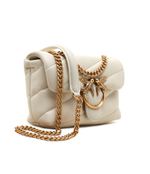 Кожаная сумка-мессенджер LOVE BABY PUFF C SHEEP NAPPA Pinko - белый(100040 A0F2)