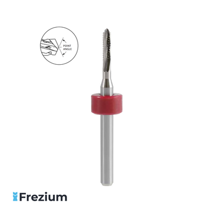 Фреза твердосплавная со стружколомом по дереву, алюминию и цветным металлам, пластику "Kyocera" (2.0x3.175x7x38; 2350.0787.276D)