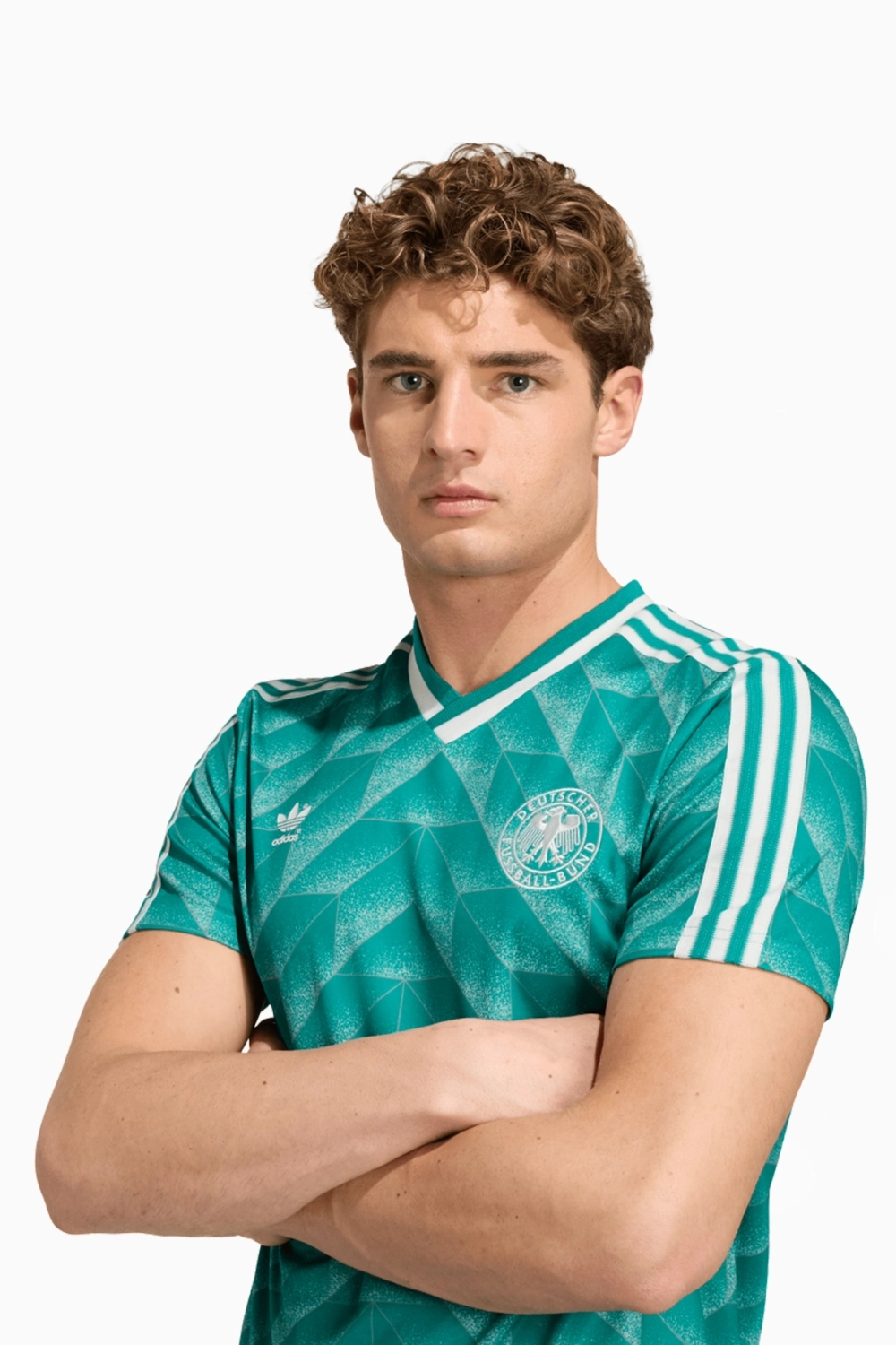 Футболка adidas Germany 1990 Away - зеленый