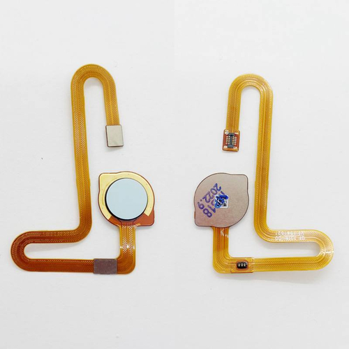 Шлейф для Xiaomi Redmi Note 8/8 2021 сканер отпечатка пальцев Белый