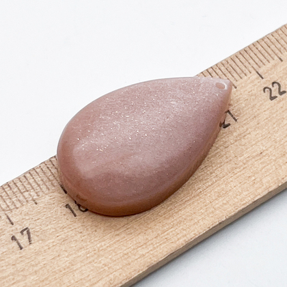 Солнечный камень, подвеска, размер камня 33*20 мм, цена за 1 шт