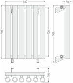 Сунержа Кумир-0 500х400 6 секций