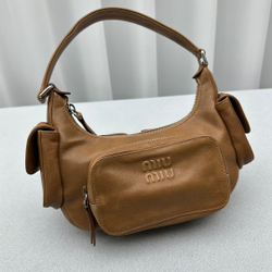 Miu Miu Leather Pocket Bag 21 cm