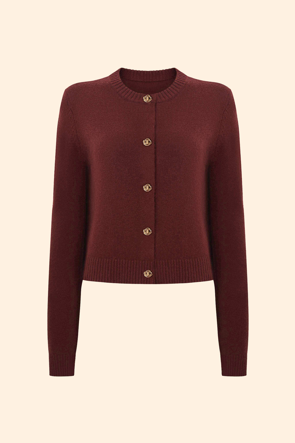 Кардиган из кашемира ((Roselle)), шоколадный