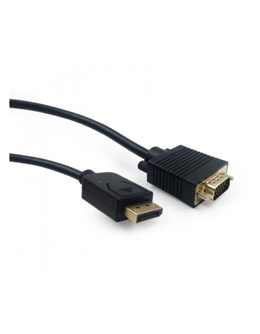 Cablexpert Кабель DisplayPort-&gt;VGA, 1,8м, 20M/15M, черный, экран, пакет (CCP-DPM-VGAM-6)