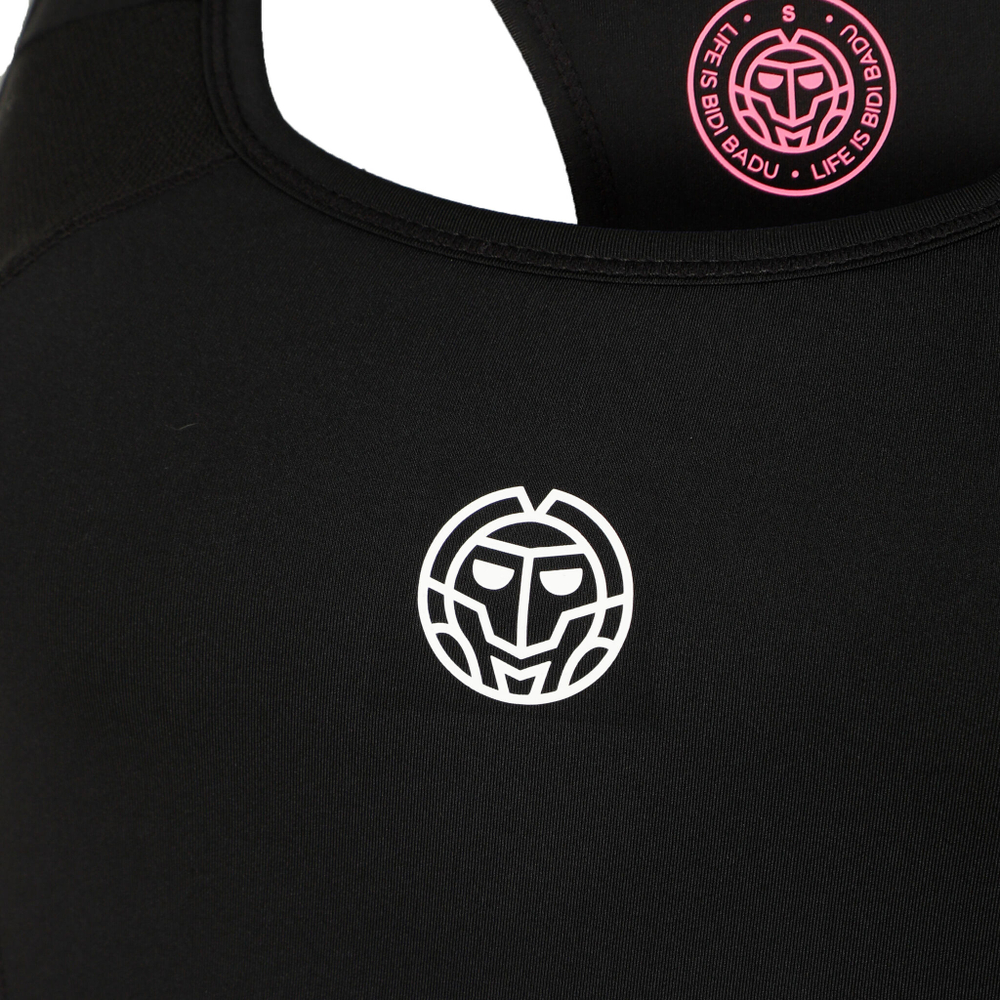 Женская теннисное платье BIDI BADU Crew Dress Women - Black