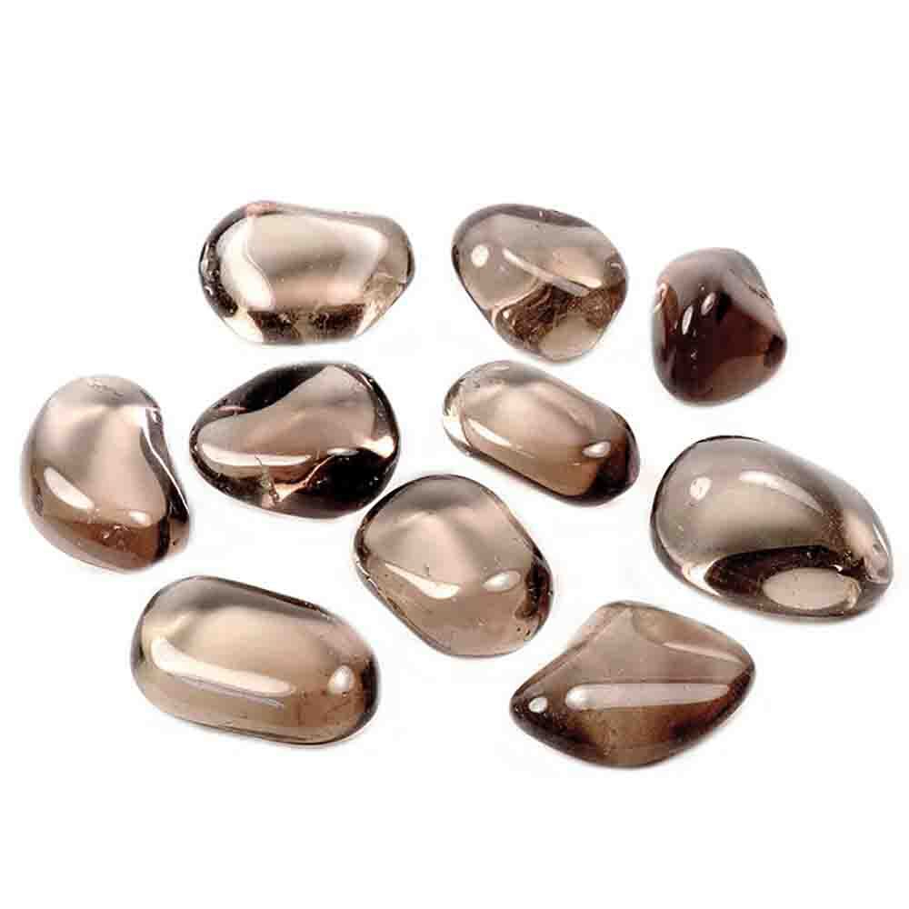 Галтовка кварц дымчатый(раухтопаз) асс.