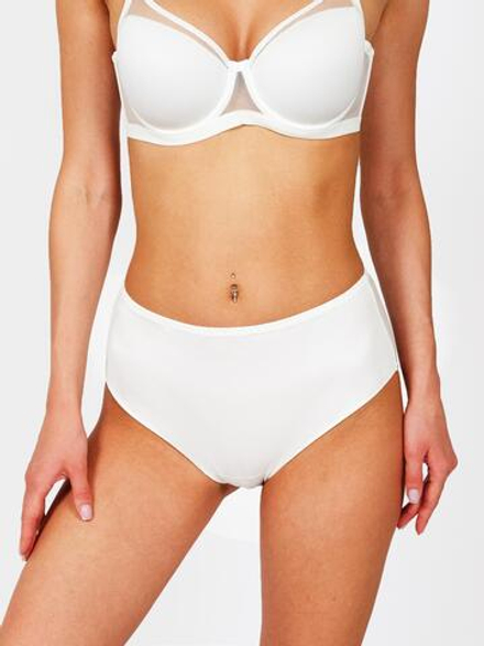 Трусы Zebra слипы с высокой линией талии (молоко)