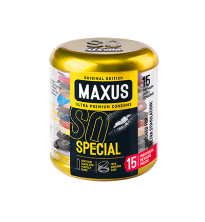 Презервативы Точечно-Ребристы MAXUS Special №15 ж/к