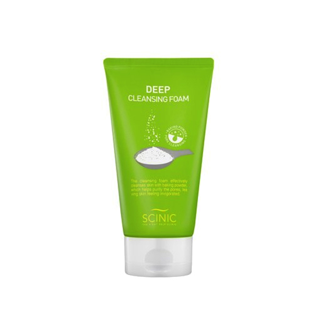 Scinic Deep Cleansing Foam пенка с содой для глубокого очищения пор
