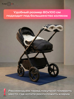 Коврик ЭВА под коляску, 80х100 см