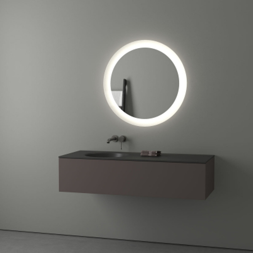Зеркало Evoform с LED-подсветкой 19,5 W Ø80 см Без выключателя Нейтральный белый свет
