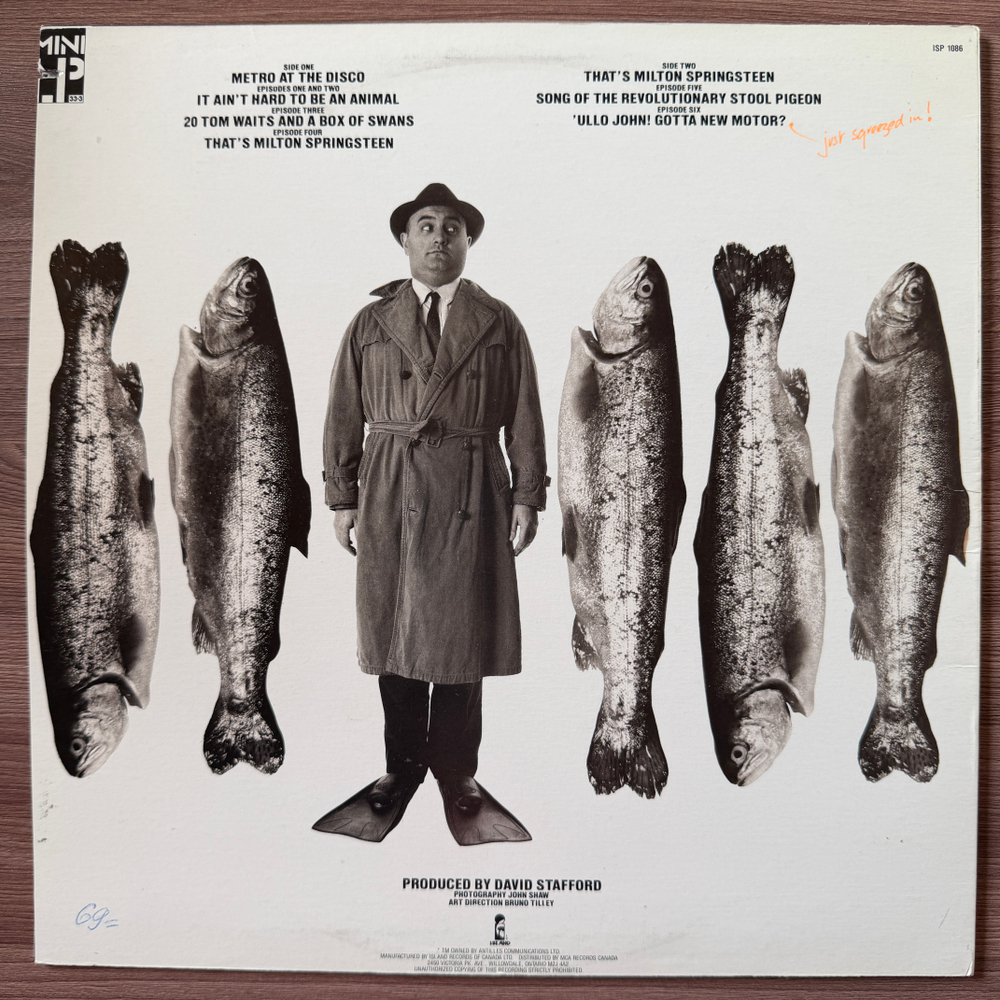 Alexei Sayle ‎– The Fish People Tapes (Канада 1984г.) Т
