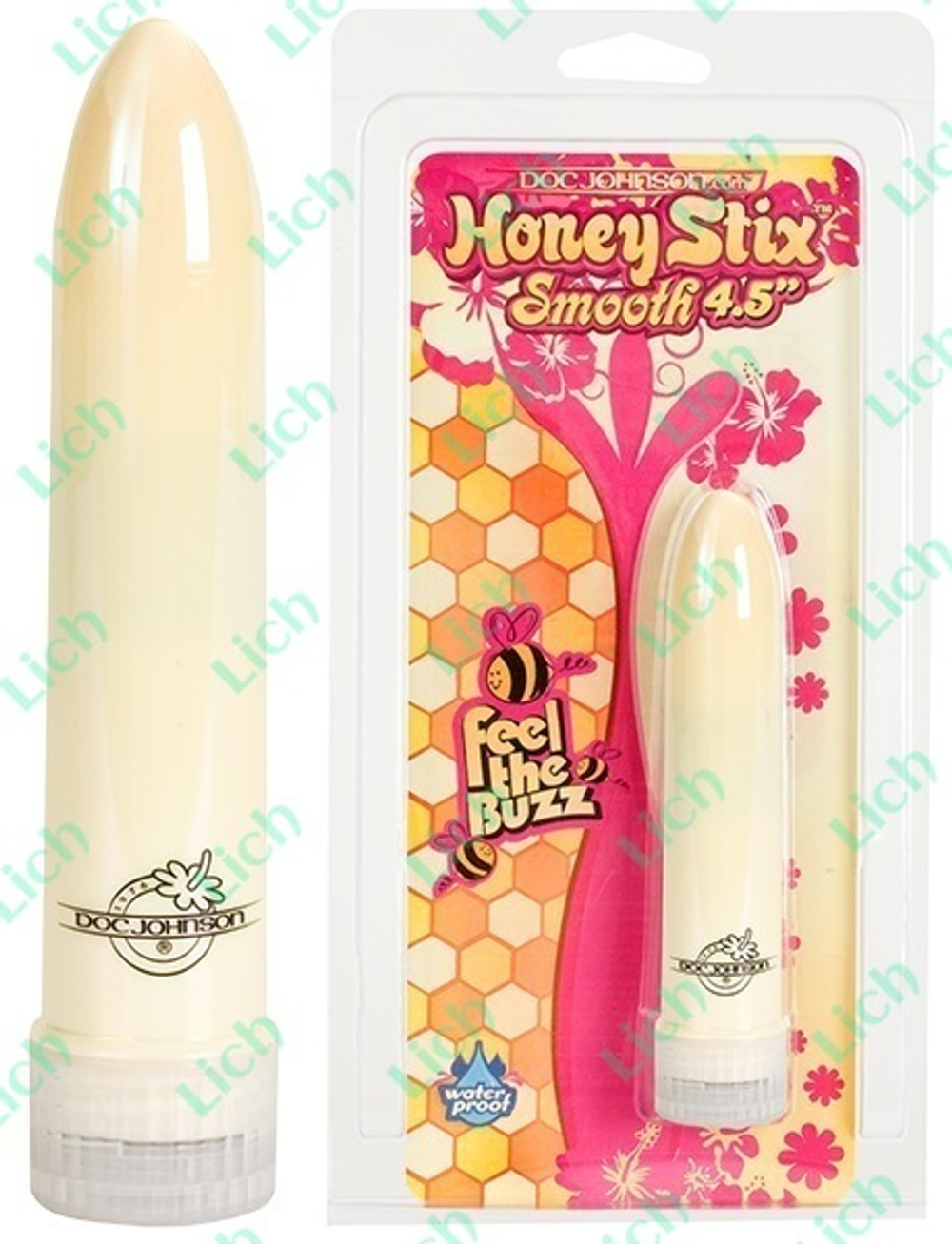 Медово-золотистый мини-вибратор HONEY STIX