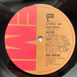 Винтажная виниловая пластинка LP Suzi Quatro, Quatro (Япония 1974) (Оби)